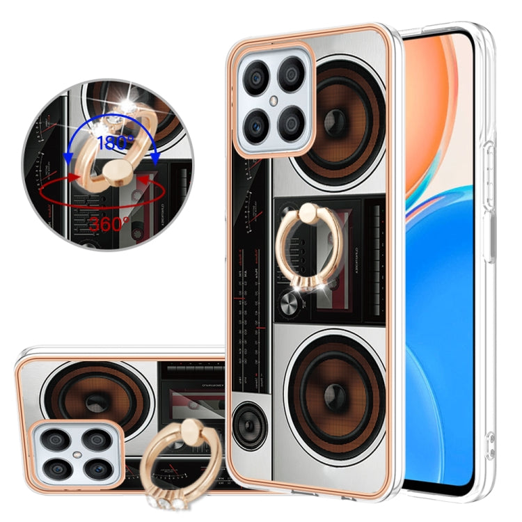 Electroplating Dual-side IMD Phone Case with Ring Holder