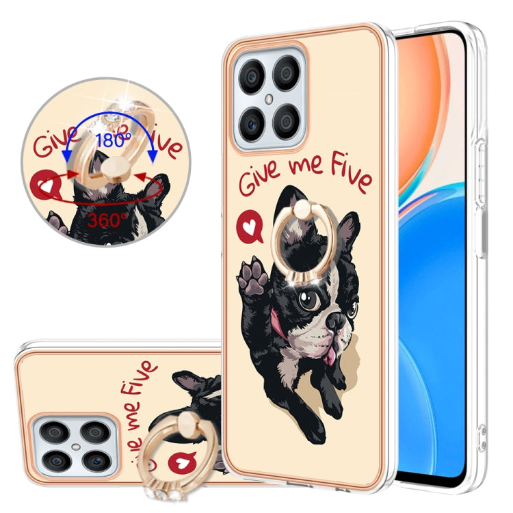 Electroplating Dual-side IMD Phone Case with Ring Holder