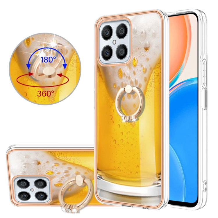 Electroplating Dual-side IMD Phone Case with Ring Holder