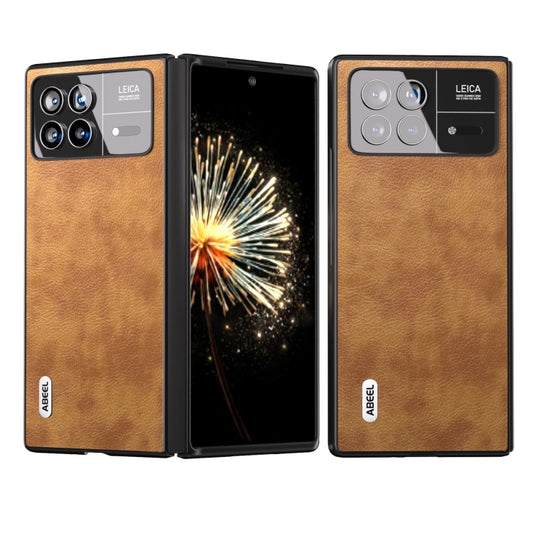 ABEEL Retro Litchi Texture PU Phone Case
