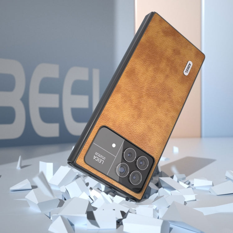 ABEEL Retro Litchi Texture PU Phone Case