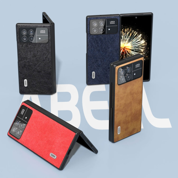 ABEEL Retro Litchi Texture PU Phone Case