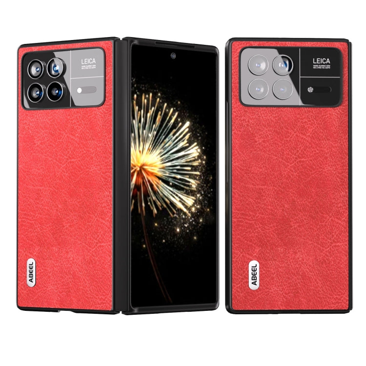 ABEEL Retro Litchi Texture PU Phone Case