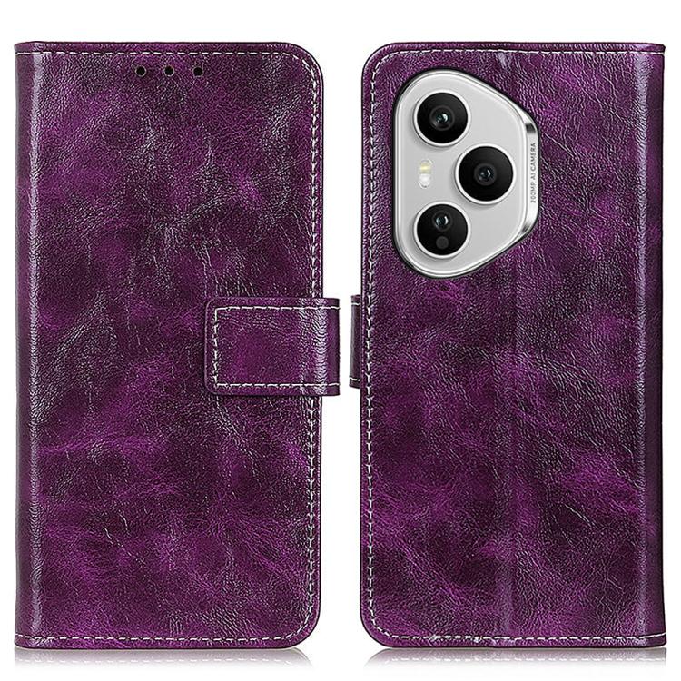 Retro Crazy Horse Texture Flip Leather Phone Case
