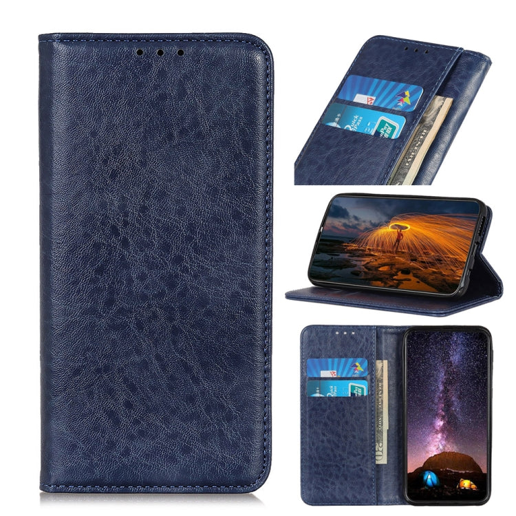 Compatible with OnePlus Nord Magnetic Retro Crazy Horse Texture Horizontal Flip Leather Case with Holder & Card Slots & Wallet, Compatible with OnePlus Nord