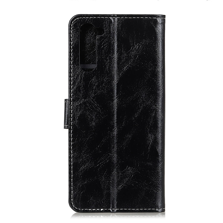 Compatible with OnePlus Nord Retro Crazy Horse Texture Horizontal Flip Leather Case with Holder & Card Slots & Photo Frame & Wallet, Compatible with OnePlus Nord