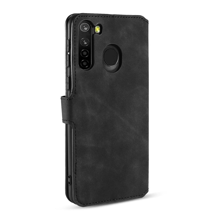 DG.MING Retro Oil Side Horizontal Flip Case, Compatible with Samsung Galaxy A21 (EU Version)