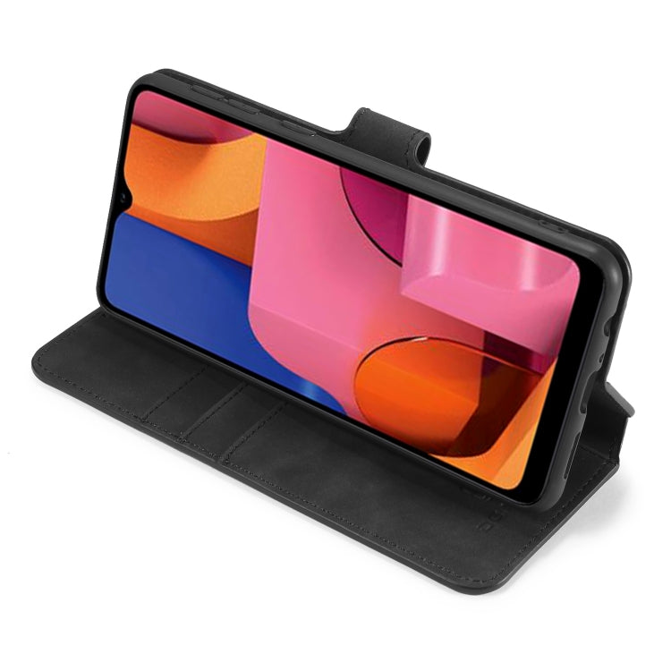 DG.MING Retro Oil Side Horizontal Flip Case, Compatible with Samsung Galaxy A21 (EU Version)