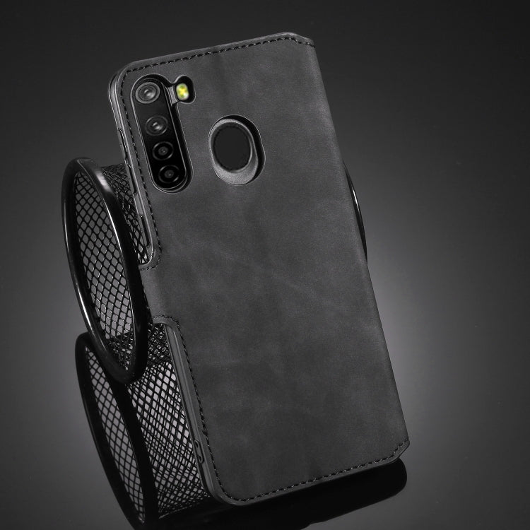 DG.MING Retro Oil Side Horizontal Flip Case, Compatible with Samsung Galaxy A21 (EU Version)