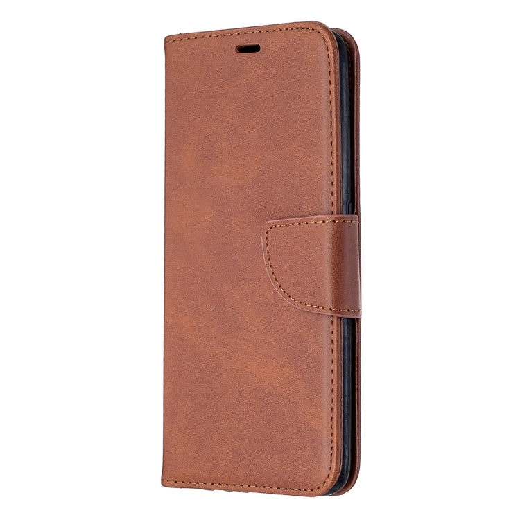 Retro Lambskin Texture Pure Color Horizontal Flip PU Leather Case with Holder & Card Slots & Wallet & Lanyard, Compatible with Oppo A5 (2020) / A9 (2020)