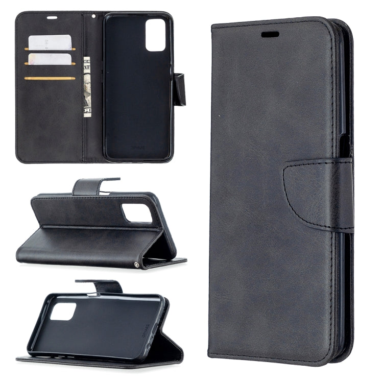 Retro Lambskin Texture Pure Color Horizontal Flip PU Leather Case with Holder & Card Slots & Wallet & Lanyard, Compatible with Oppo A72 / A52 / A92