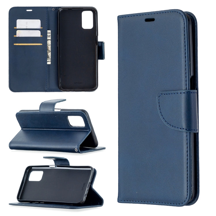 Retro Lambskin Texture Pure Color Horizontal Flip PU Leather Case with Holder & Card Slots & Wallet & Lanyard, Compatible with Oppo A72 / A52 / A92