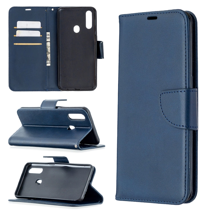 Retro Lambskin Texture Pure Color Horizontal Flip PU Leather Case with Holder & Card Slots & Wallet & Lanyard, Compatible with Oppo A31 (2020) / A81