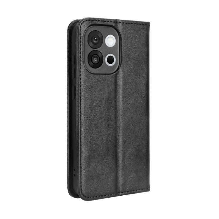 Magnetic Buckle Retro Texture Leather Phone Case