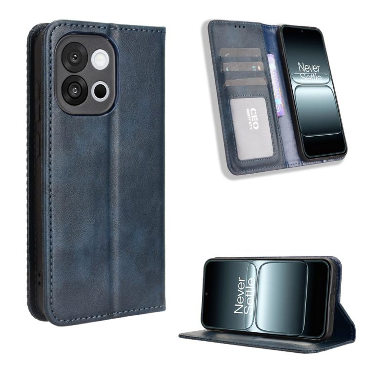 Magnetic Buckle Retro Texture Leather Phone Case