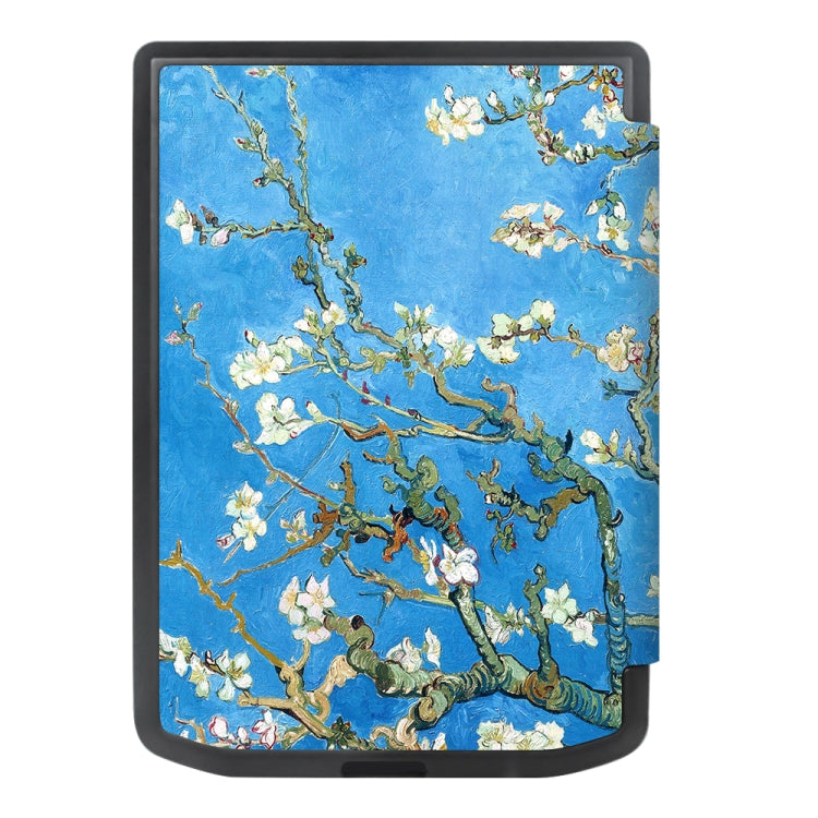Painted Retro Skin-feel Leather Smart Tablet Case