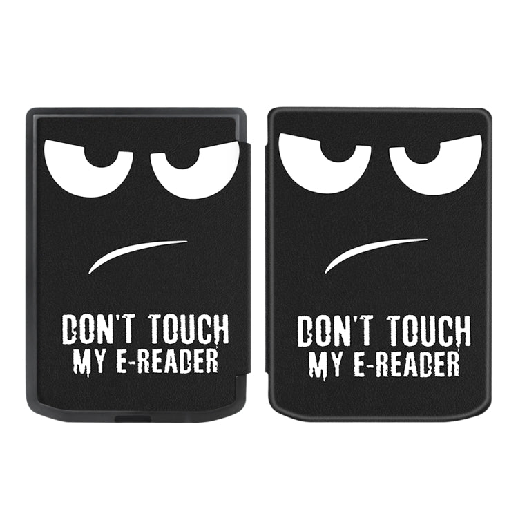 Painted Retro Skin-feel Leather Smart Tablet Case