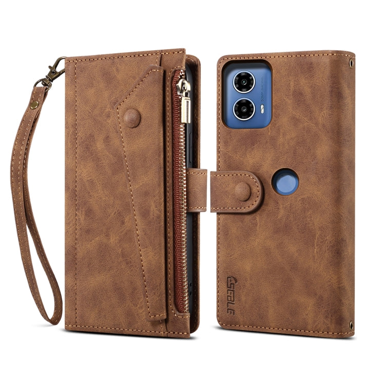 ESEBLE Retro Frosted RFID Leather Phone Case