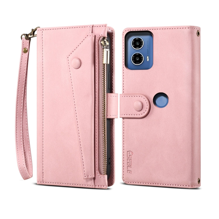 ESEBLE Retro Frosted RFID Leather Phone Case