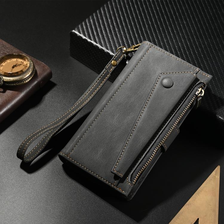 ESEBLE Retro Frosted RFID Leather Phone Case
