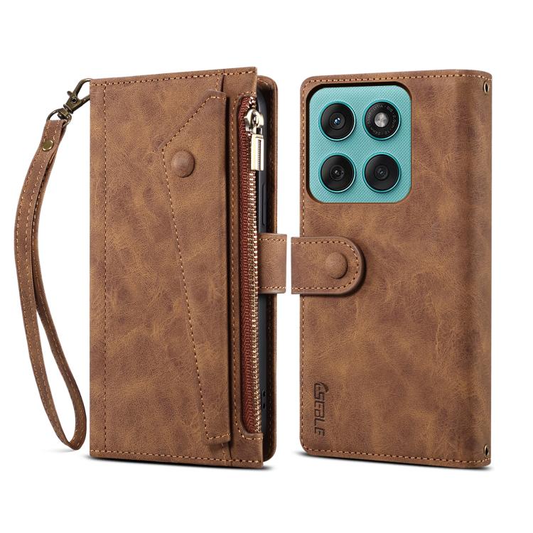 ESEBLE Retro Frosted RFID Leather Phone Case