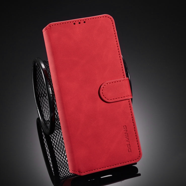 DG.MING Retro Oil Side Horizontal Flip Case with Holder & Card Slots & Wallet, Compatible with Samsung Galaxy Note20