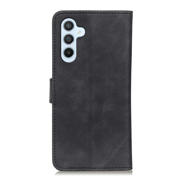 KHAZNEH Retro Texture Horizontal Flip Leather Phone Case, Compatible with Samsung Galaxy S25 FE 5G