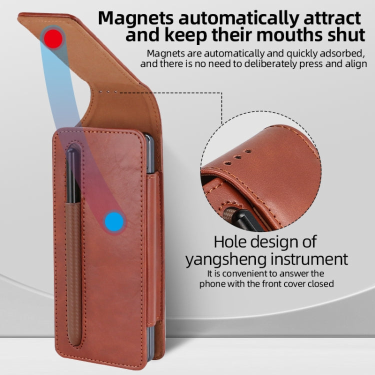 VIETAO Retro Thinking Series PU Shockproof Phone Bag, Without Pen
