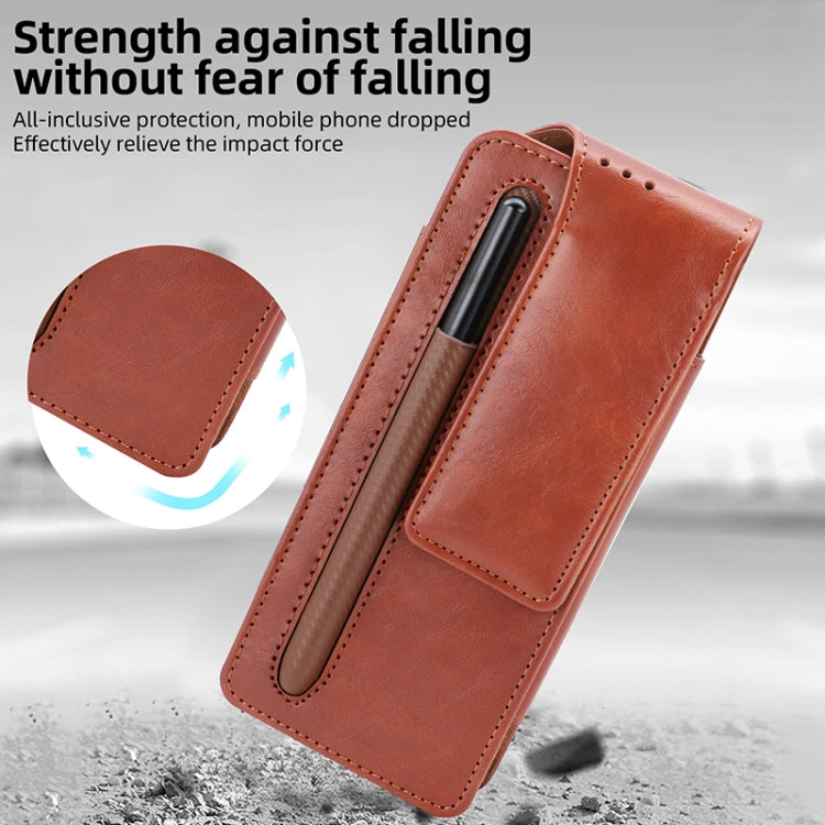 VIETAO Retro Thinking Series PU Shockproof Phone Bag, Without Pen