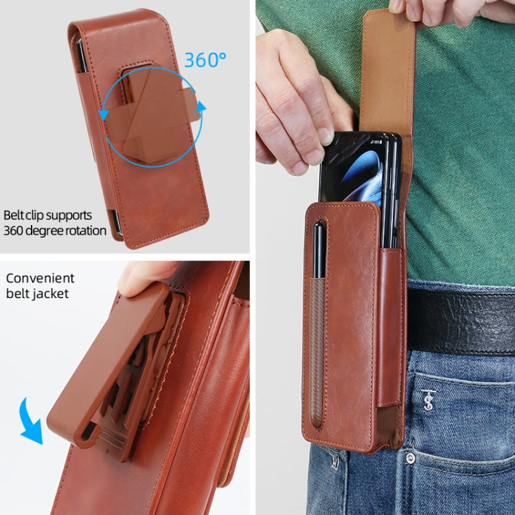 VIETAO Retro Thinking Series PU Shockproof Phone Bag, Without Pen