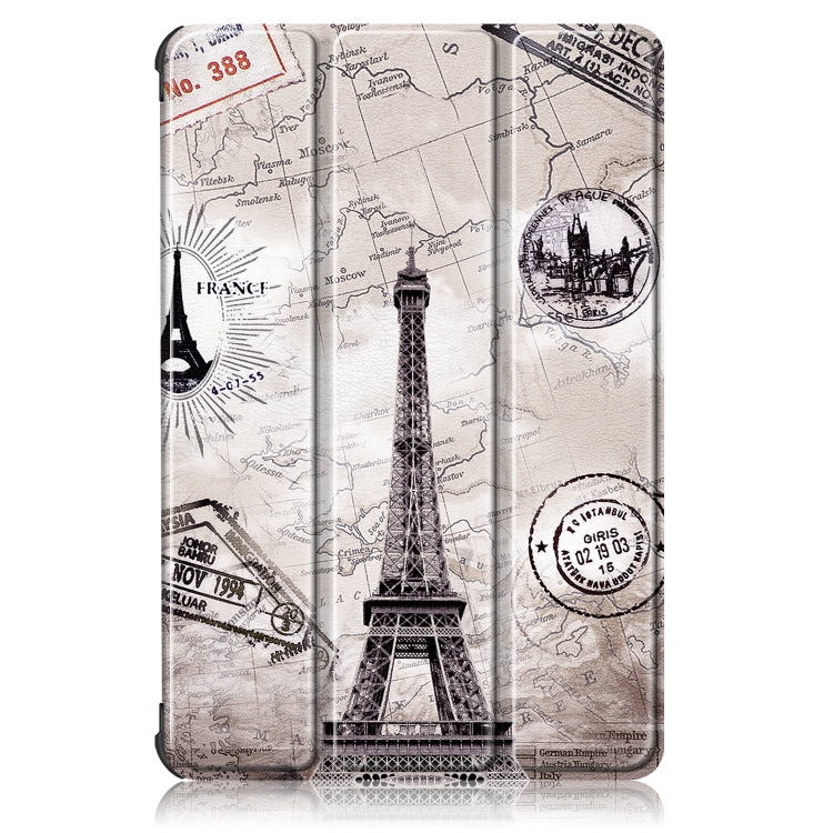 For Huawei Enjoy Tablet 2 10.1 inch / Honor Pad 6 10.1 inch Colored Drawing Pattern Horizontal Flip Leather Case with Three-folding Holder & Sleep / Wake-up Function