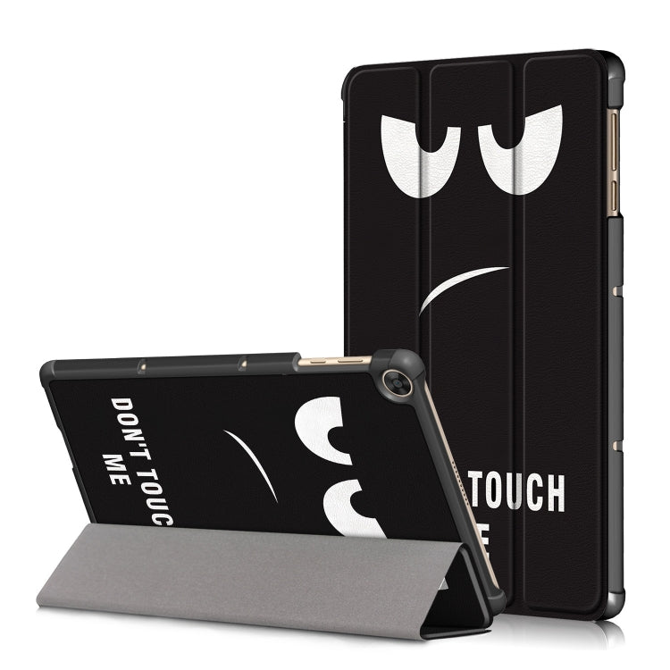 For Huawei Enjoy Tablet 2 10.1 inch / Honor Pad 6 10.1 inch Colored Drawing Pattern Horizontal Flip Leather Case with Three-folding Holder & Sleep / Wake-up Function
