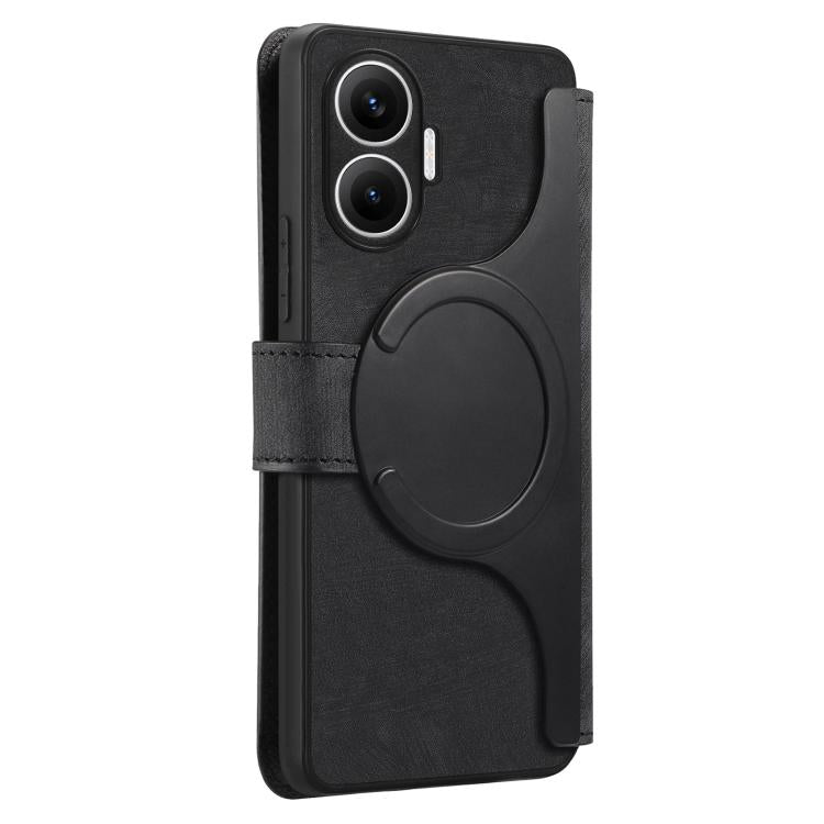 CaseNeo MagSafe RFID Anti-theft Retro Leather Phone Case