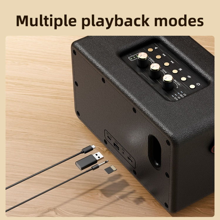 Zealot MT01 Retro Card Portable Wireless Bluetooth Speaker