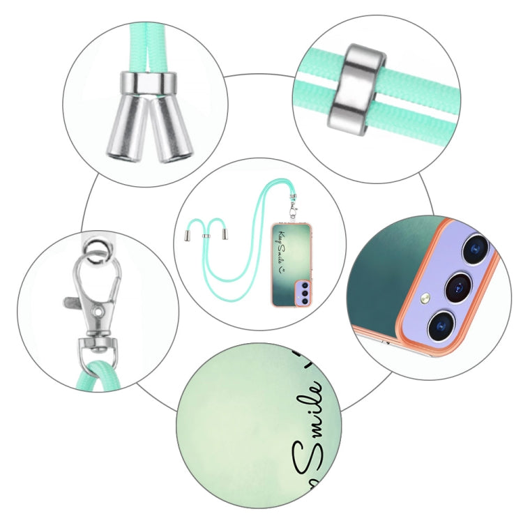 Electroplating Dual-side IMD Phone Case with Lanyard, Compatible with Samsung Galaxy A16 5G