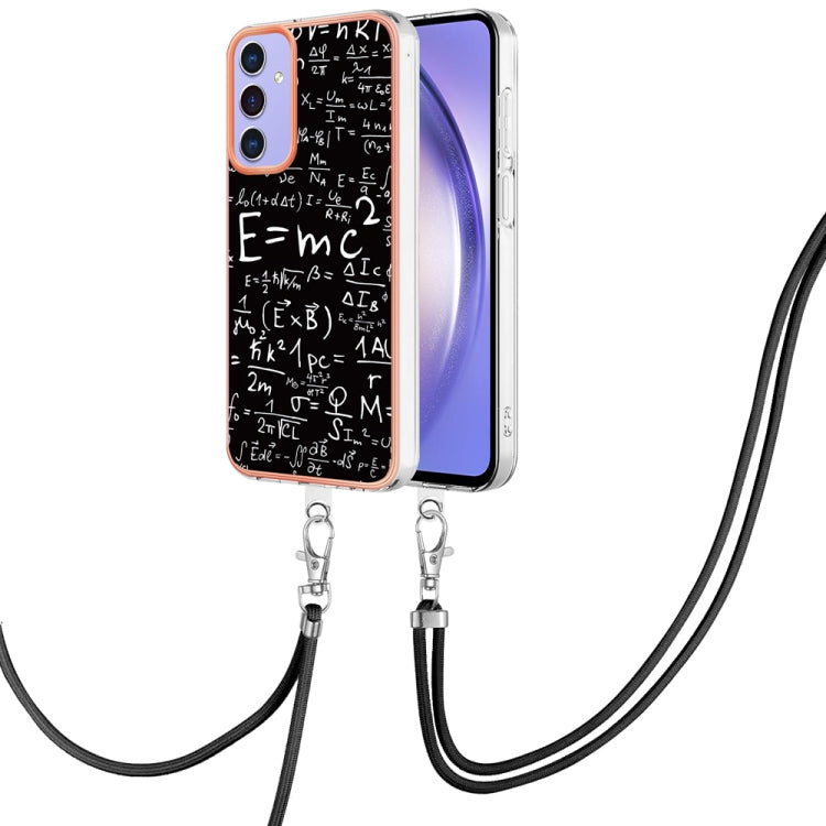 Electroplating Dual-side IMD Phone Case with Lanyard, Compatible with Samsung Galaxy A16 5G