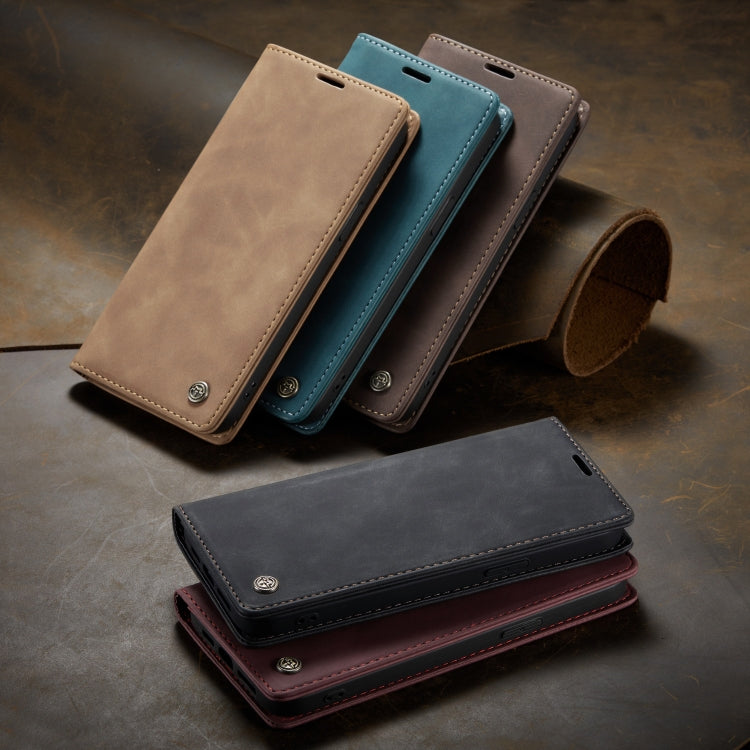 CaseMe-013 Multifunctional Retro Frosted Horizontal Flip Leather Case with Card Slot & Holder & Wallet, Compatible with iPhone 12 Pro Max