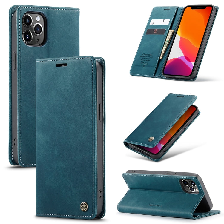 CaseMe-013 Multifunctional Retro Frosted Horizontal Flip Leather Case with Card Slot & Holder & Wallet, Compatible with iPhone 12 Pro Max