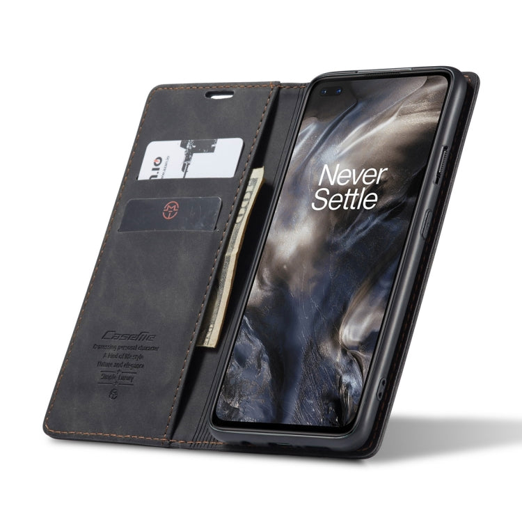 CaseMe-013 Multifunctional Retro Frosted Horizontal Flip Leather Case with Card Slot & Holder & Wallet, Compatible with OnePlus Nord