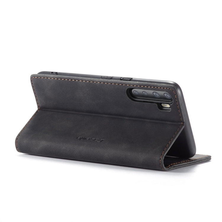CaseMe-013 Multifunctional Retro Frosted Horizontal Flip Leather Case with Card Slot & Holder & Wallet, Compatible with OnePlus Nord
