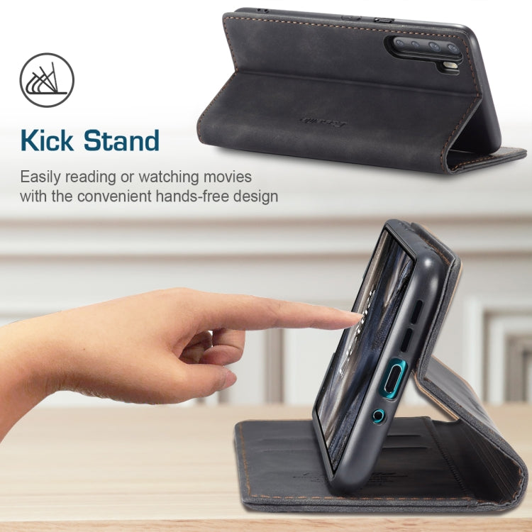 CaseMe-013 Multifunctional Retro Frosted Horizontal Flip Leather Case with Card Slot & Holder & Wallet, Compatible with OnePlus Nord