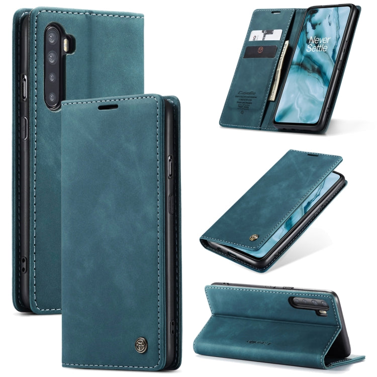 CaseMe-013 Multifunctional Retro Frosted Horizontal Flip Leather Case with Card Slot & Holder & Wallet, Compatible with OnePlus Nord