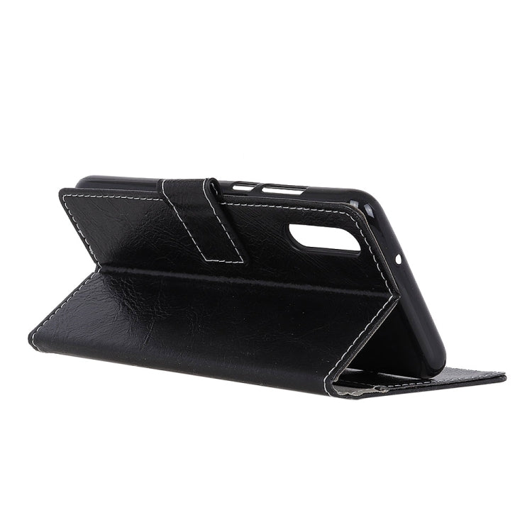 Retro Crazy Horse Texture Horizontal Flip Leather Case with Holder & Card Slots & Photo Frame & Wallet, Compatible with Sony Xperia 5 II