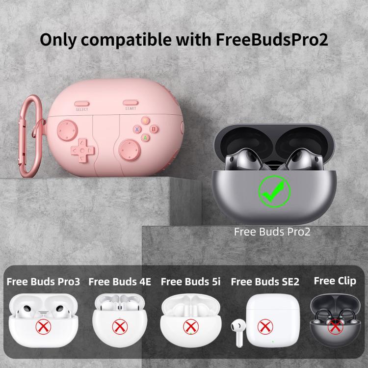 Retro Game Console Style Silicone Earbuds Case