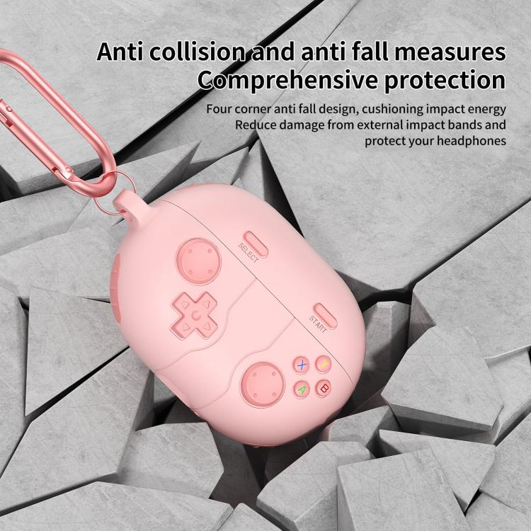Retro Game Console Style Silicone Earbuds Case