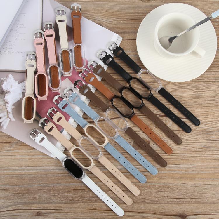 PC Case Integrated Microfiber Leather Watch Band