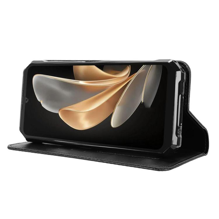 Magnetic Buckle Retro Texture Leather Phone Case, Compatible with Fossibot F109