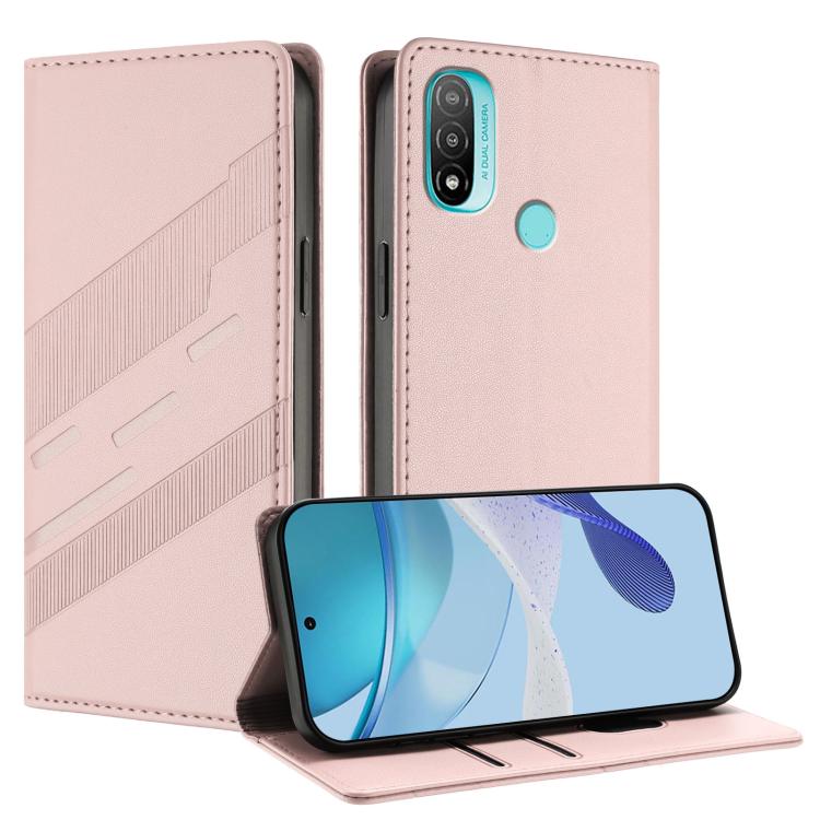 Embossed Multi-functional Wallet Retro Leather Phone Case, Compatible with Motorola Moto E20
