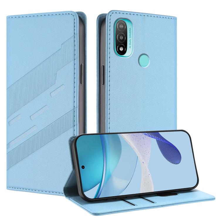 Embossed Multi-functional Wallet Retro Leather Phone Case, Compatible with Motorola Moto E20