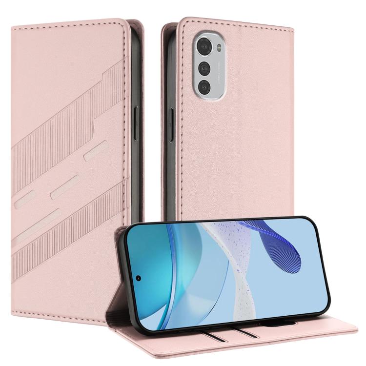 Embossed Multi-functional Wallet Retro Leather Phone Case, Compatible with Motorola Moto E32